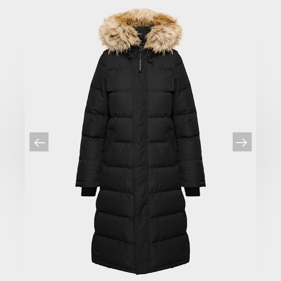 Aritzia Powder Parka Black - Picture 4 of 10